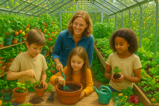 Growing Minds: Using Greenhouses for Homeschool Education from Kindergarten to High School