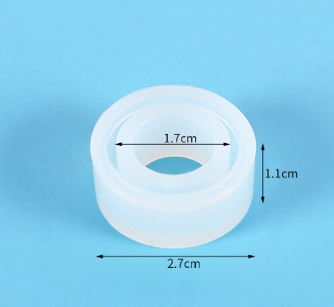 DIY Crystal Epoxy Mould Ring Set