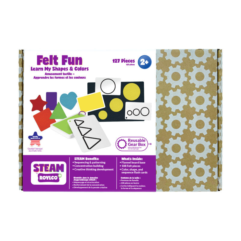 FELT FUN LEARN MY SHAPES & COLORS