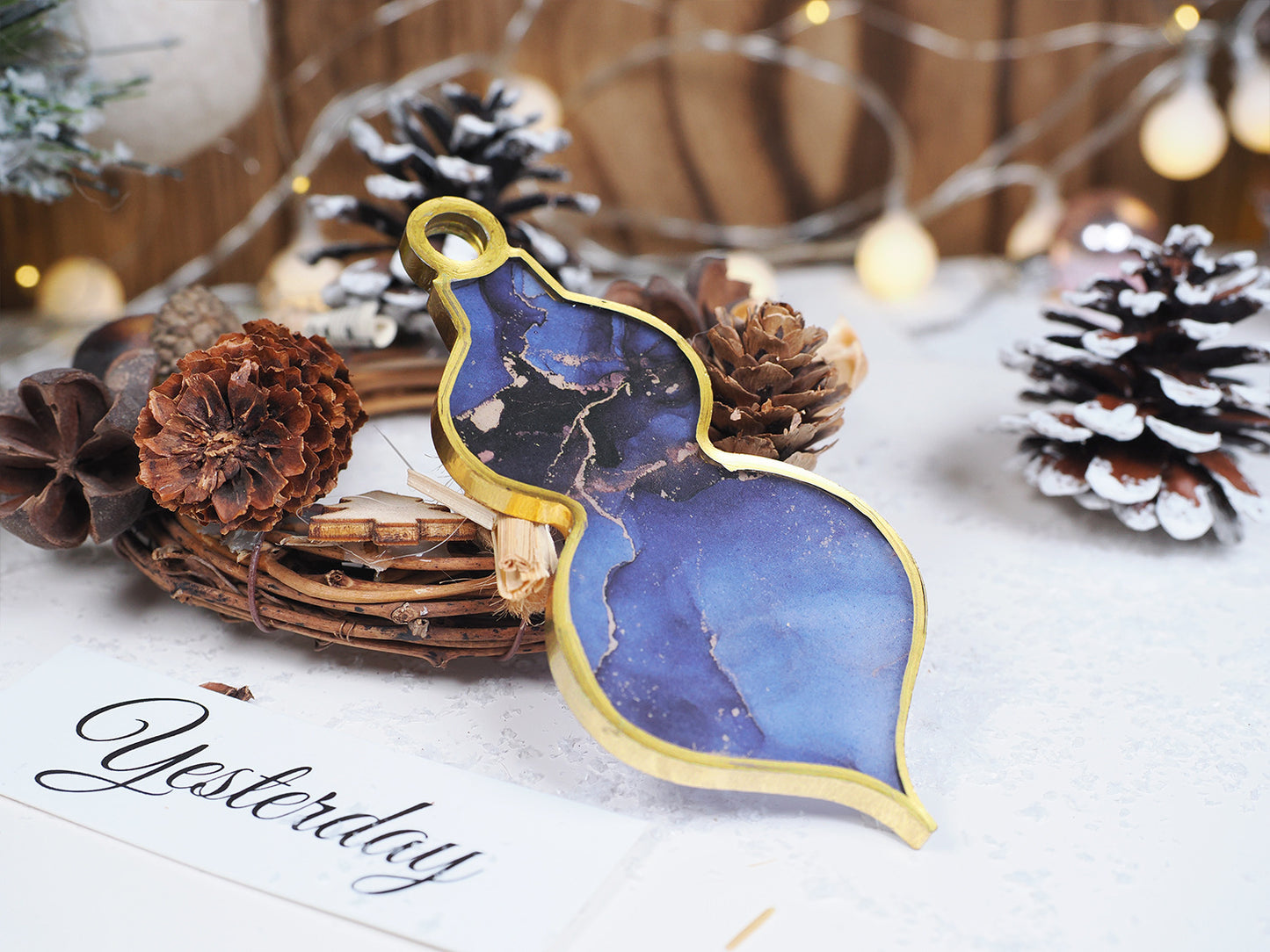 Diy Crystal Resin Christmas Ornament Epoxy Mold