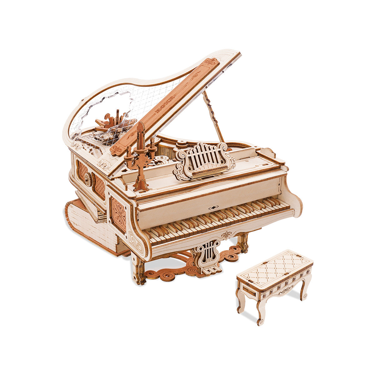 Robotime 223pcs 3D Wooden Puzzle Magic Piano