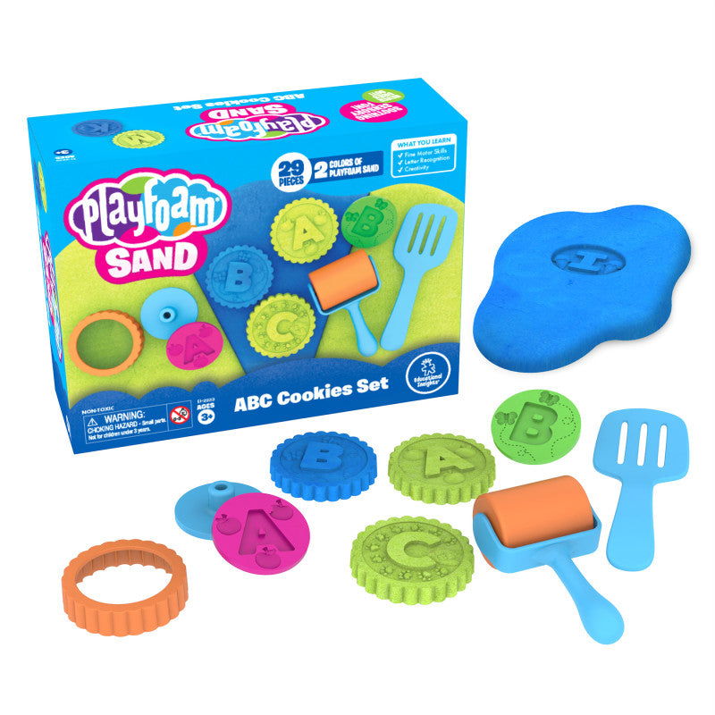PLAYFOAM SAND ABC COOKIES SET