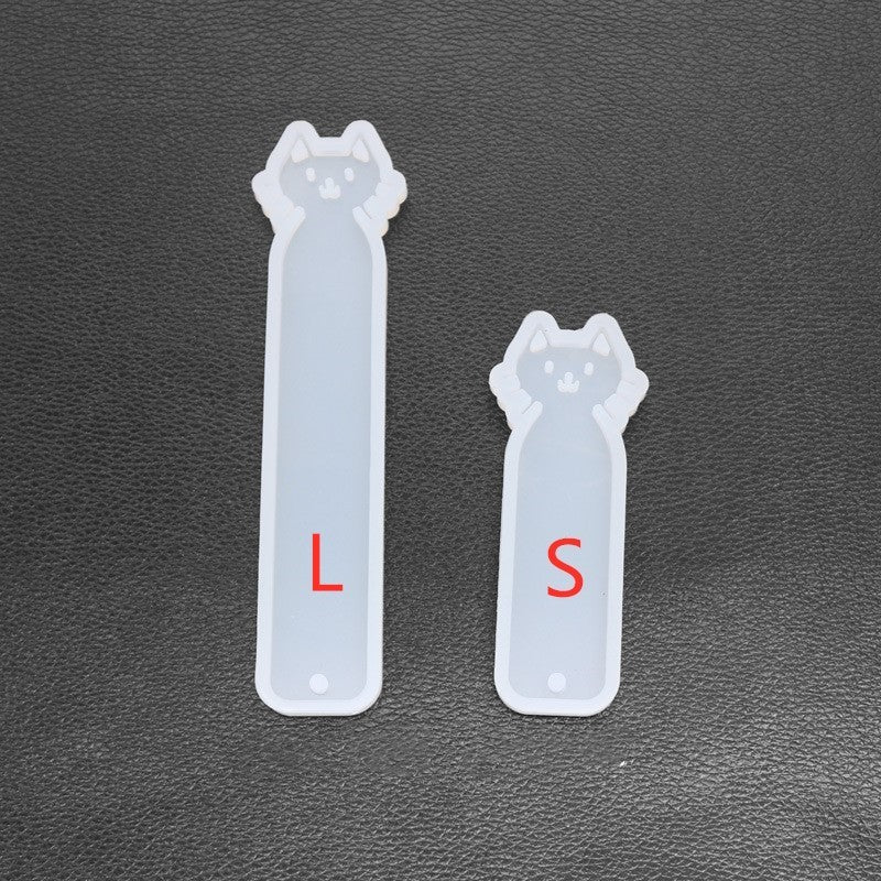 Crystal Epoxy Fish Tail Bookmark Stencil