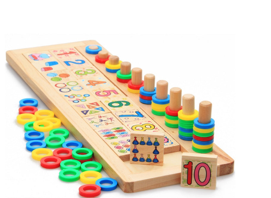 Montessori Numbers & Counting Wooden board