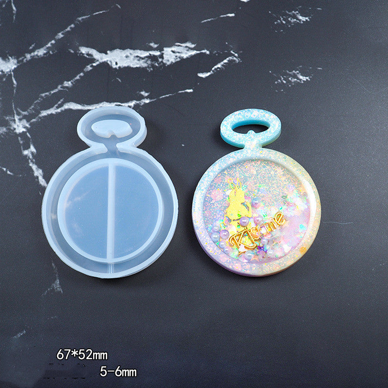Quicksand Mold Love Crystal Epoxy