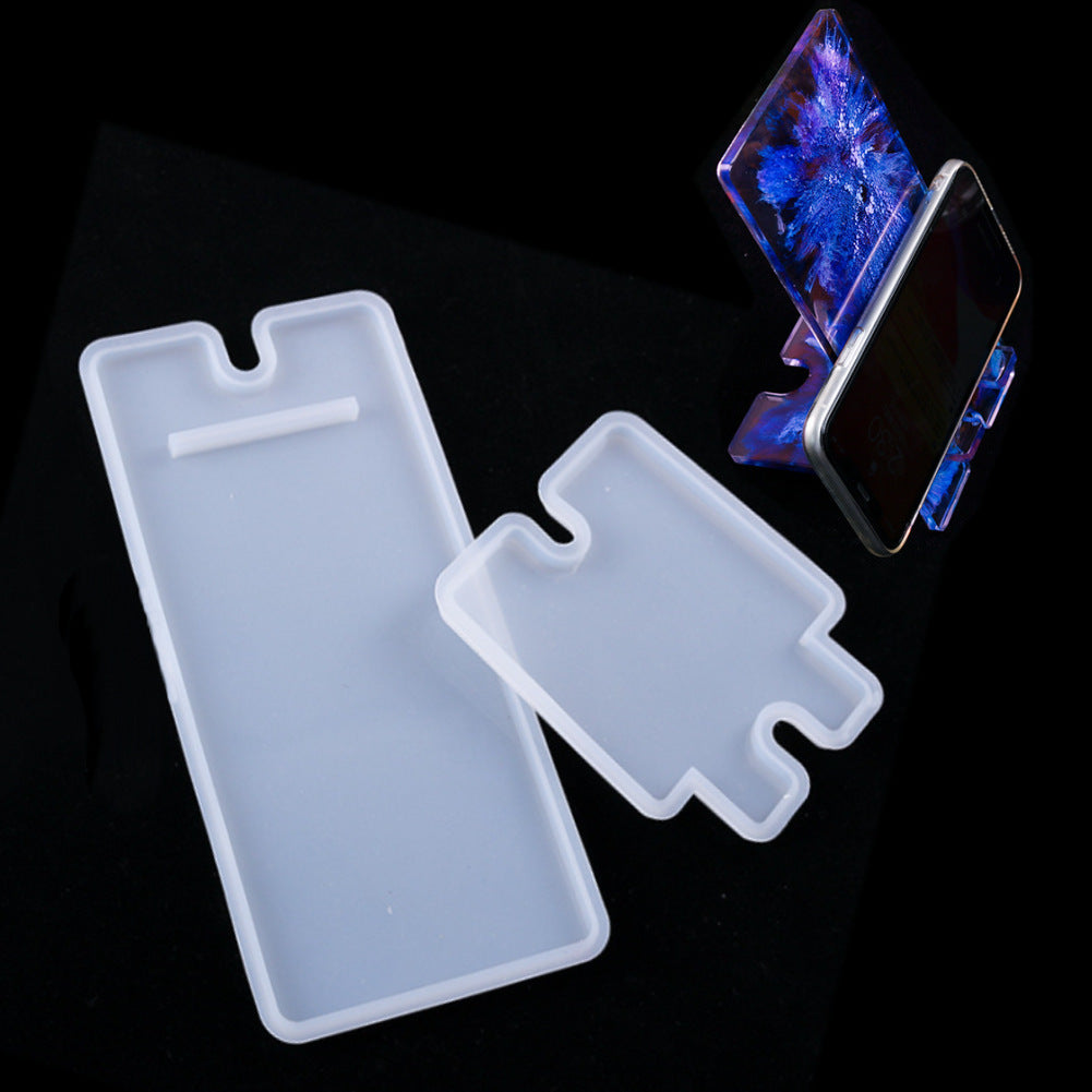 Epoxy Mold Type 2 Mobile Phone Holder Silicone Mold Mirror Surface