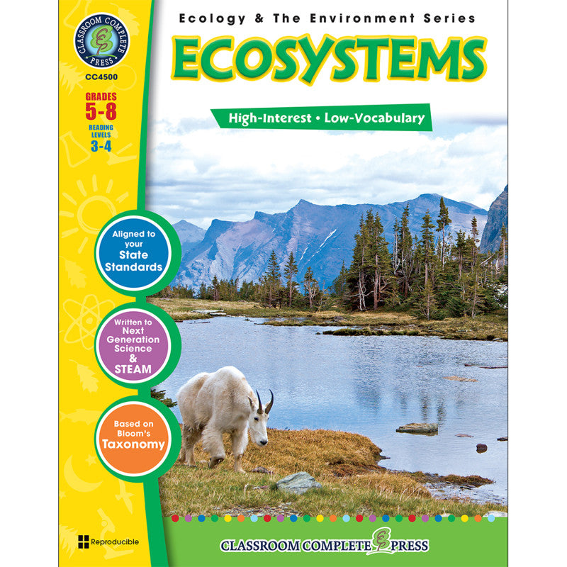 ECOLOGY & THE ENVIRONMENT SERIES ECOSYSTEMS SCIENCE BOOK