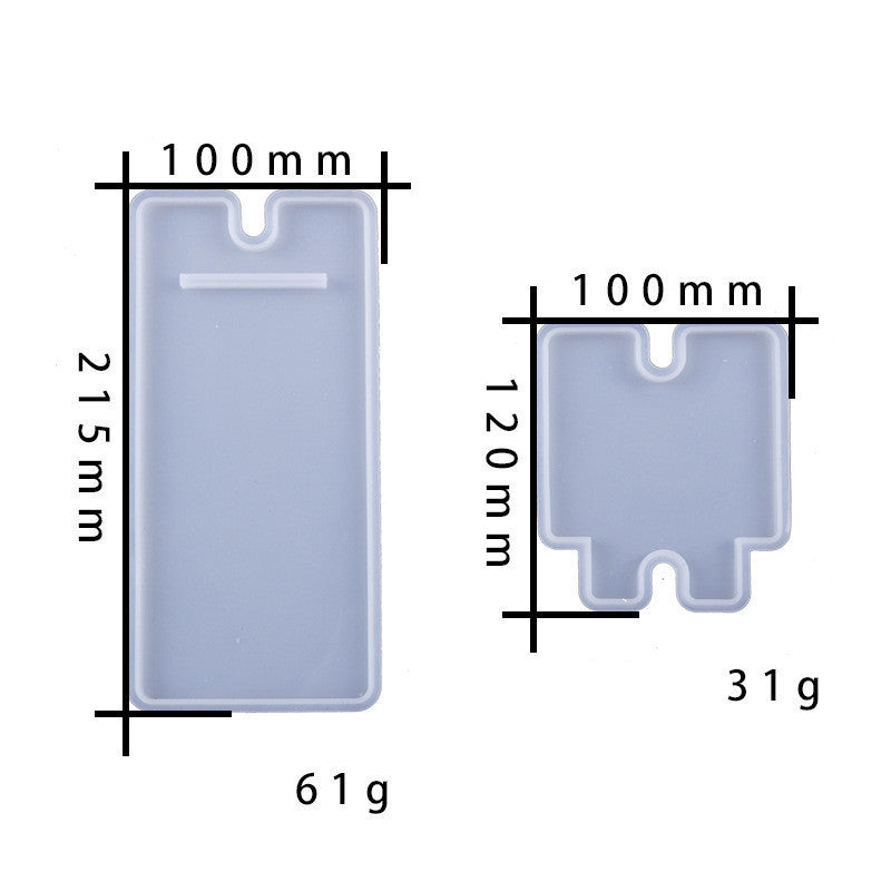 Epoxy Mold Type 2 Mobile Phone Holder Silicone Mold Mirror Surface