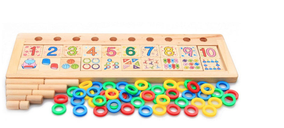 Montessori Numbers & Counting Wooden board