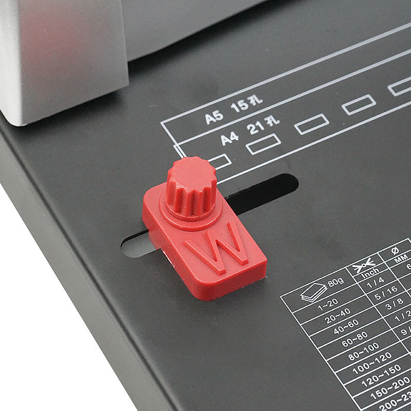 21-Hole Bidding Book Binding Machine