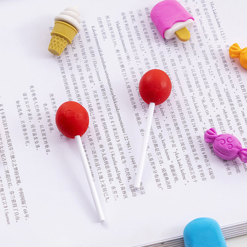 Creative Cute Snack Shape Eraser