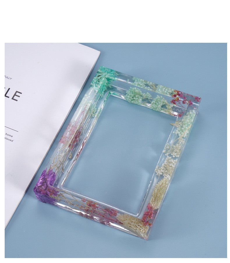 Crystal Epoxy Photo Frame Rectangular Silicone Mould