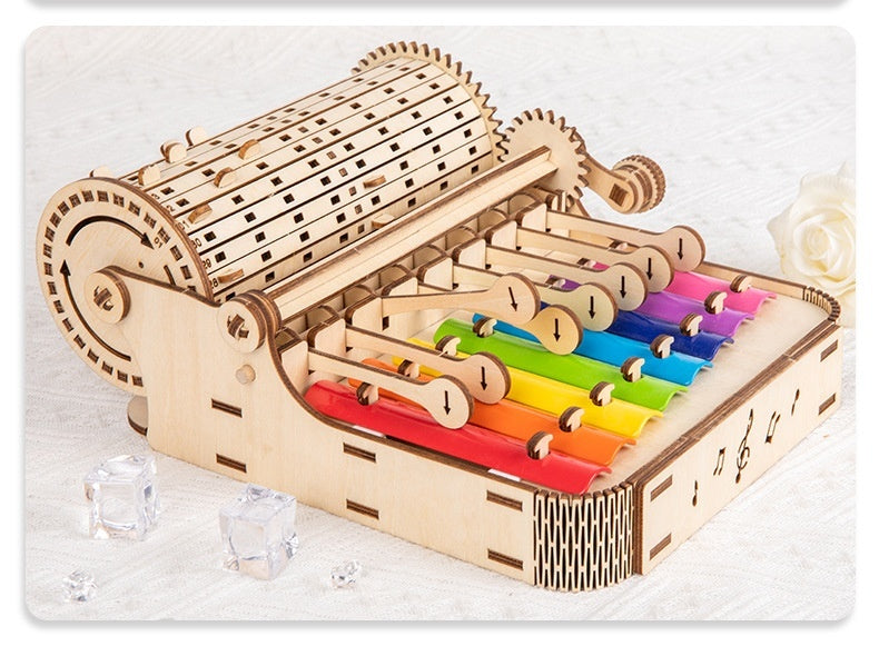 Wooden Piano Puzzle Music STEM Kit