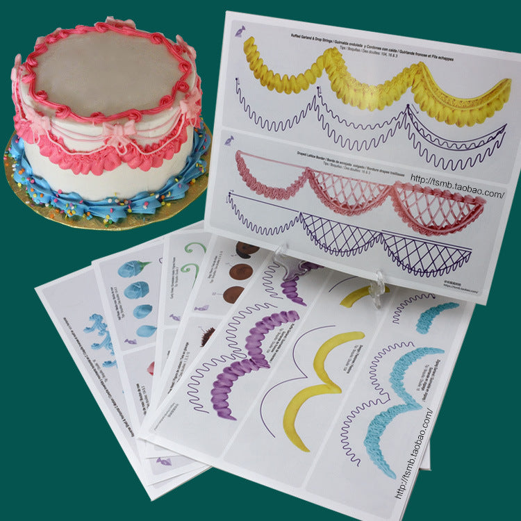 Cake decorating exercise board