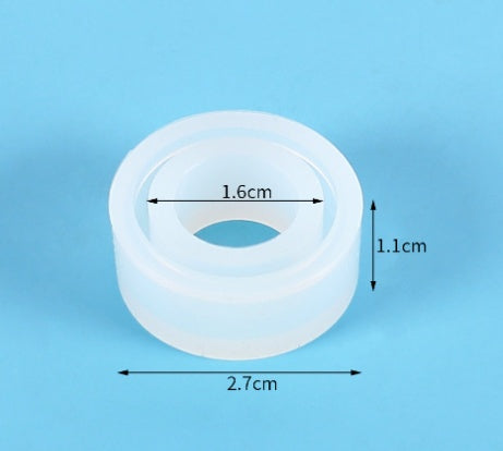 DIY Crystal Epoxy Mould Ring Set