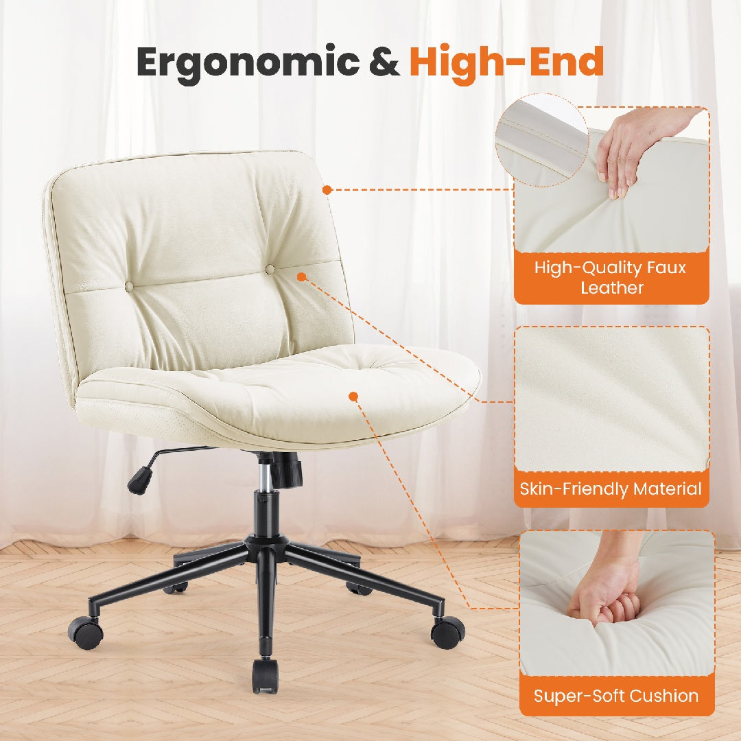 Swivel Height Adjustable Comfy Computer Chair