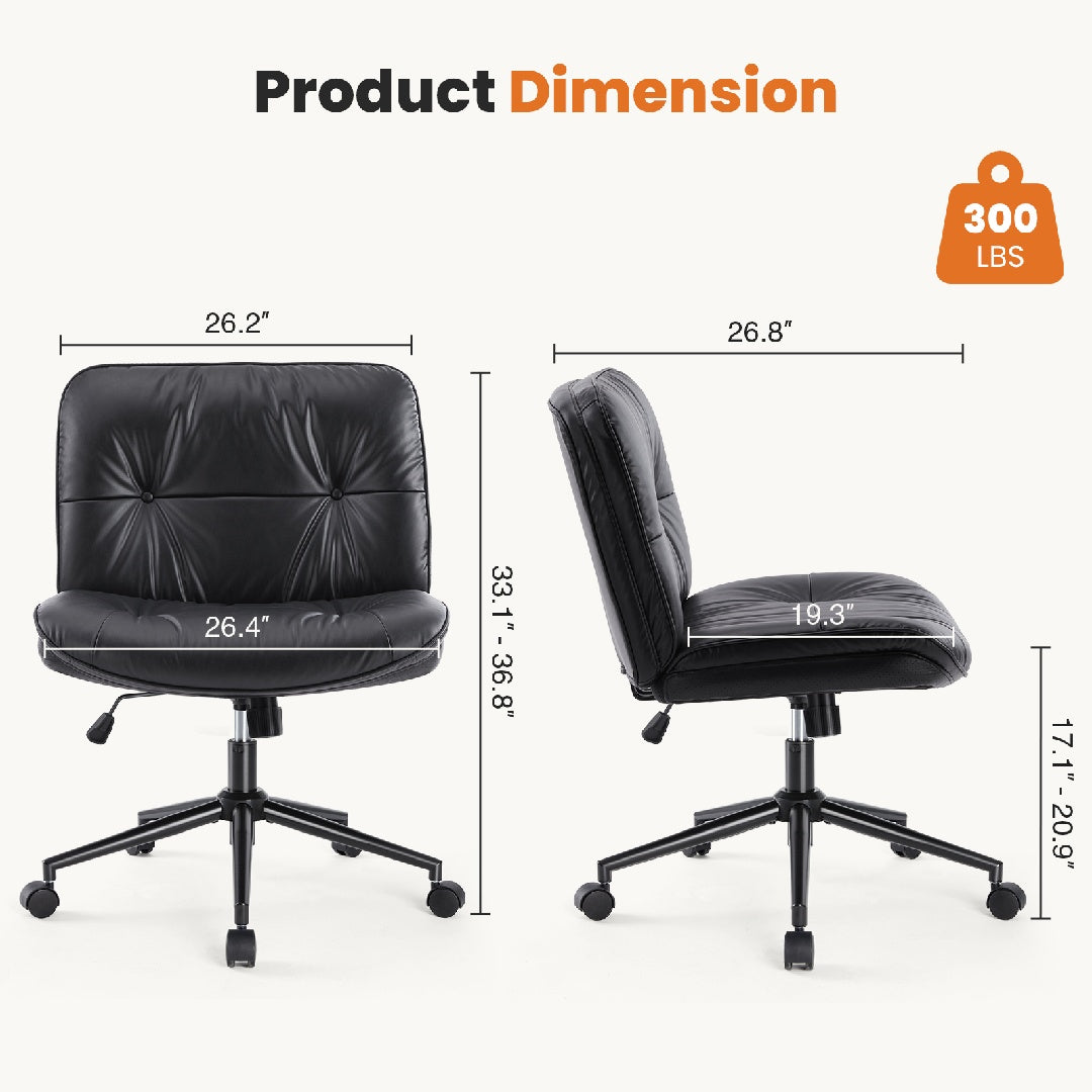 Swivel Height Adjustable Comfy Computer Chair