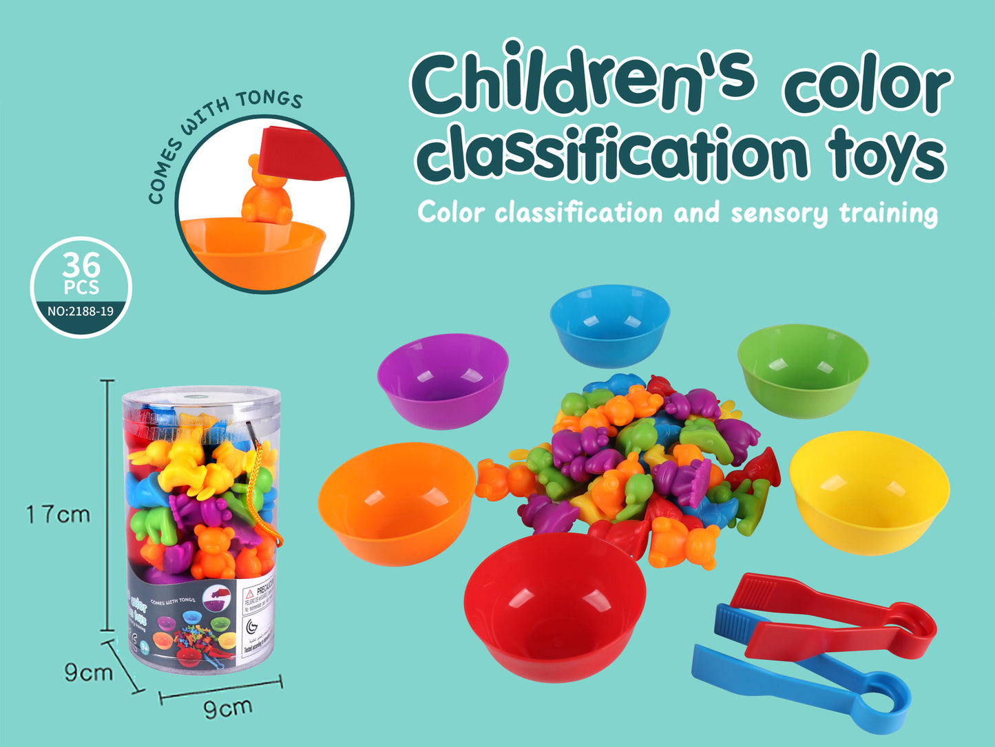 Rainbow Counting Math Kit