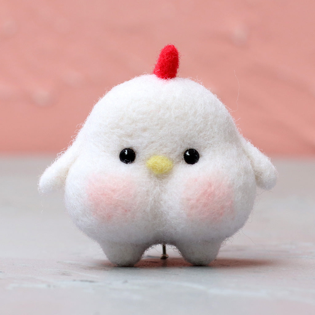 Wool Felt Plush Doll Poke Material Sewing Kit