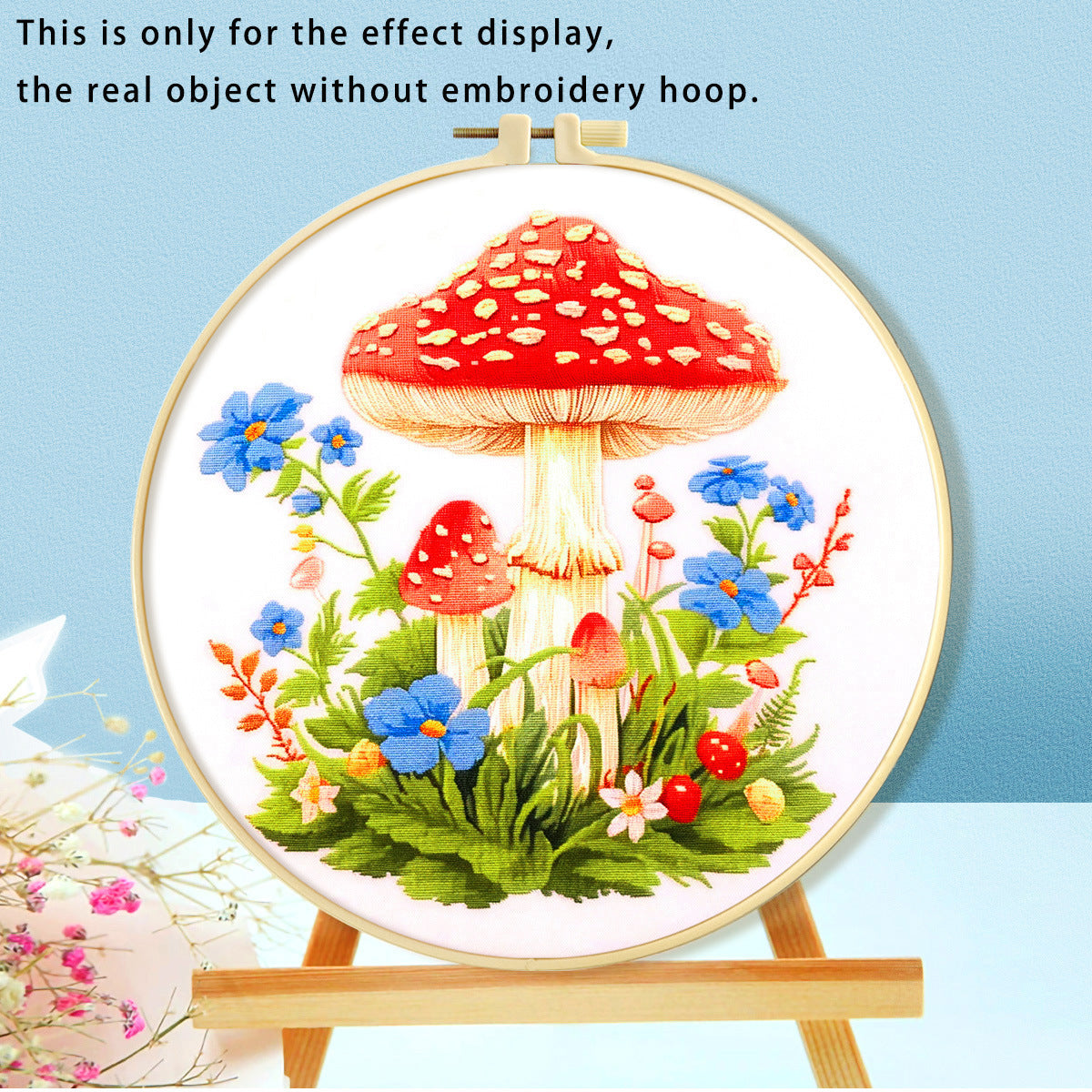 Mushroom Embroidery Art Kit