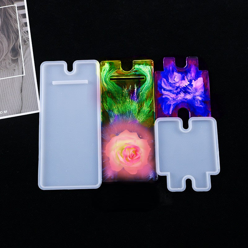 Epoxy Mold Type 2 Mobile Phone Holder Silicone Mold Mirror Surface