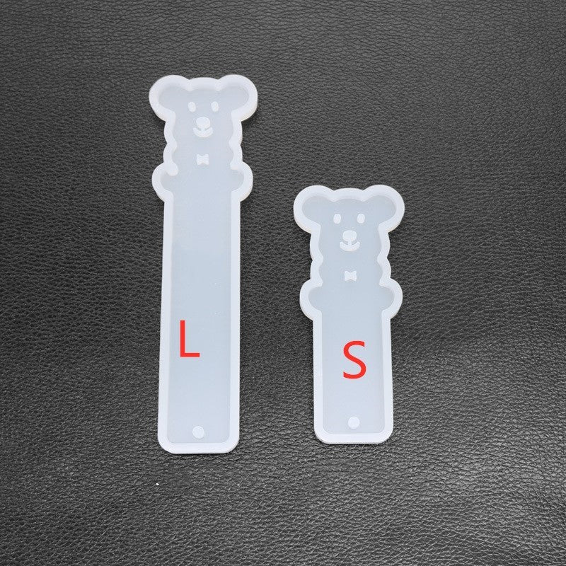 Crystal Epoxy Fish Tail Bookmark Stencil