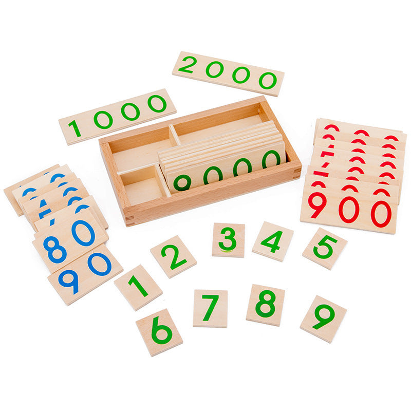 Wooden Montessori material Mathematics teaching aid