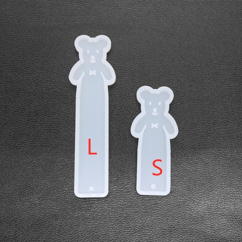Crystal Epoxy Fish Tail Bookmark Stencil