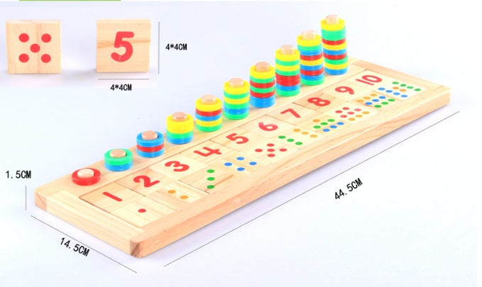 Montessori Numbers & Counting Wooden board