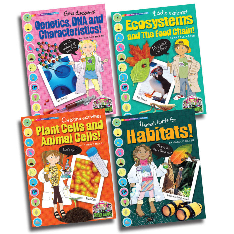SCIENCE ALLIANCE LIFE SCIENCE SET OF ALL 4 TITLES SCIENCE BOOKS