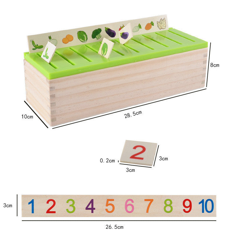 Mathematical Matching Montessori Wood Box