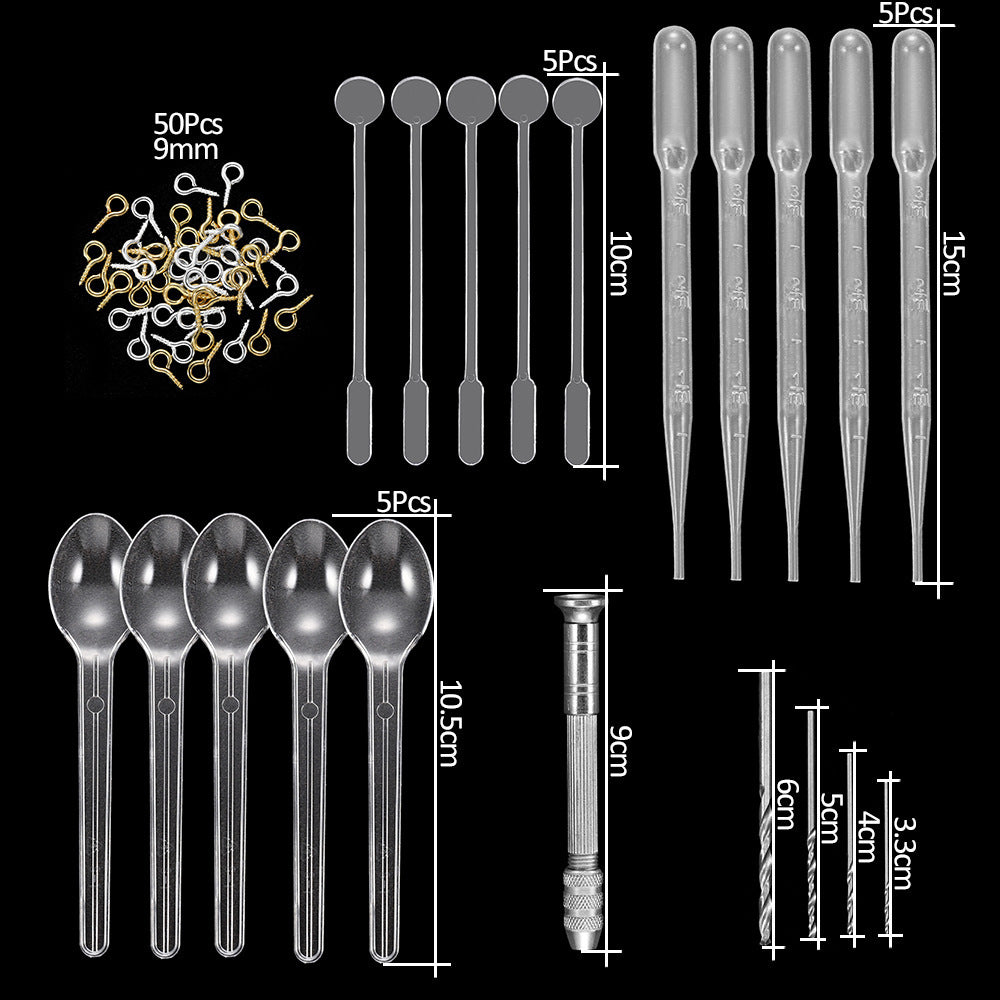 Crystal Epoxy Various Love Star Dolphin Mold Set