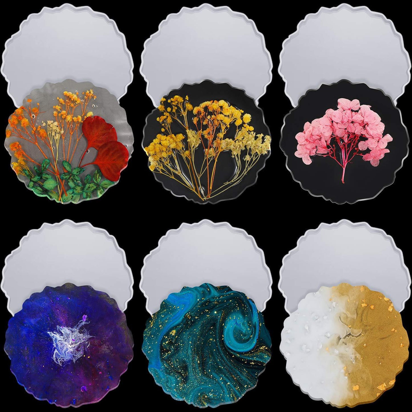 DIY Material Crystal Epoxy Large Irregular Tray
