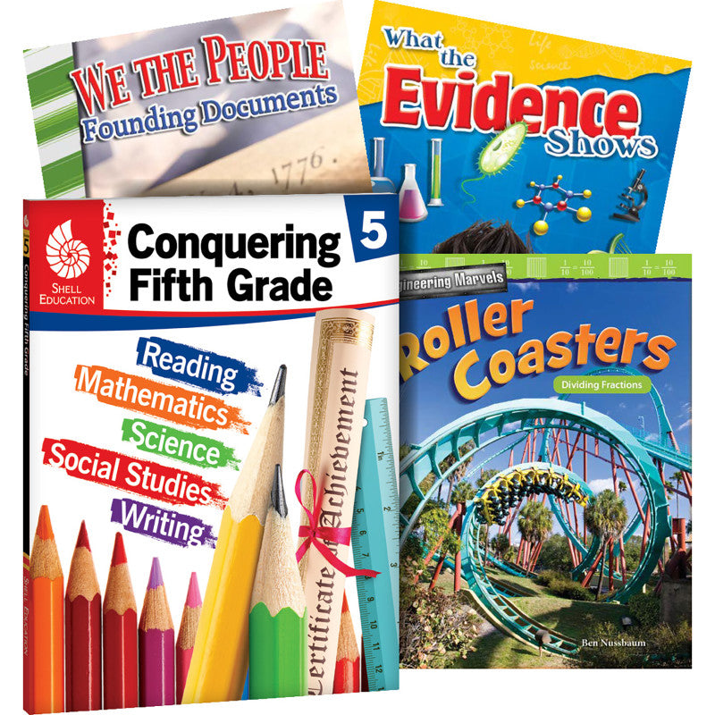 CONQUERING FIFTH GRADE 4-BOOK SET