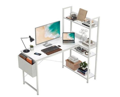 The Computer L-shaped Desk And Shelf