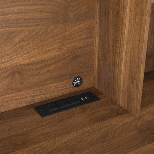 Computer Desk With Hutch & Bookshelf