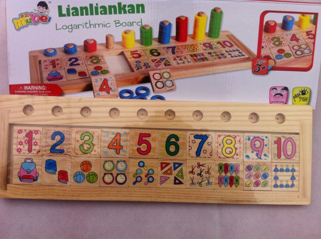 Montessori Numbers & Counting Wooden board