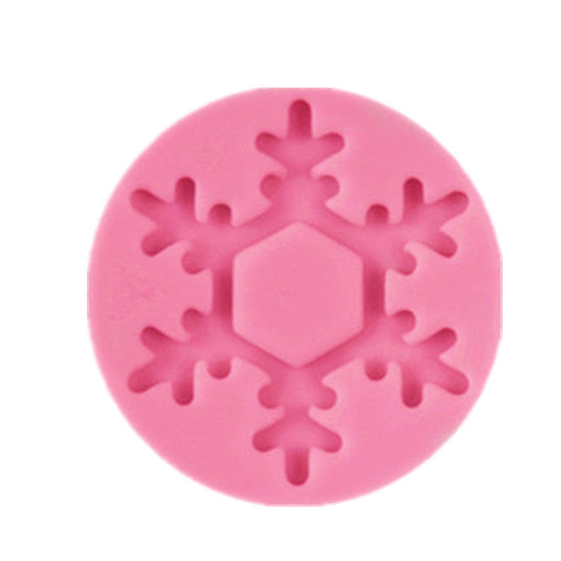 Crystal Epoxy Pendant Silicone Mold Snowflake Christmas Decoration