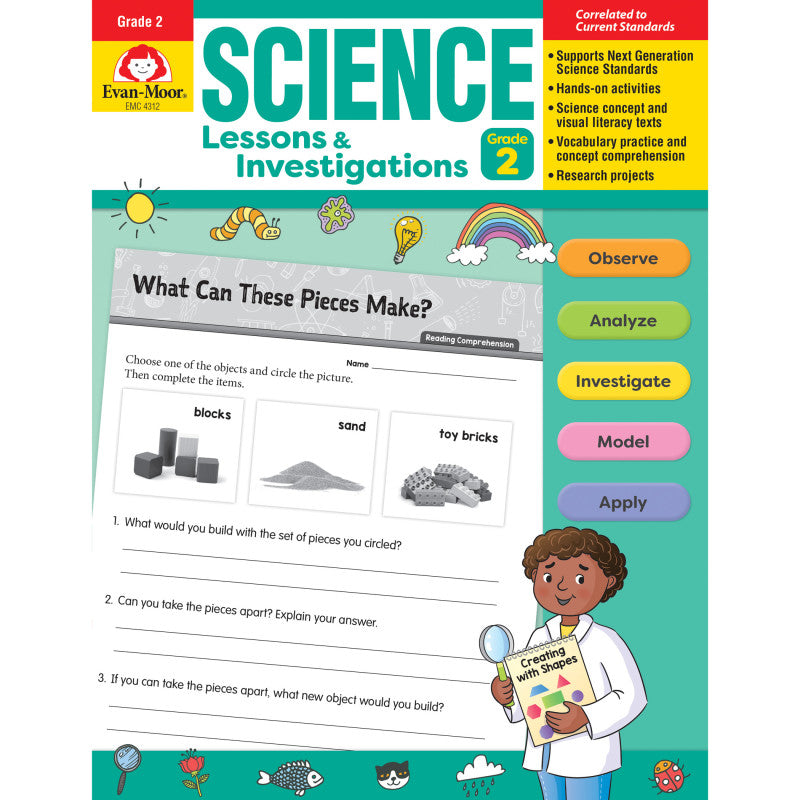 SCIENCE BOOK LESSONS & INVESTIGATIONS GR 2
