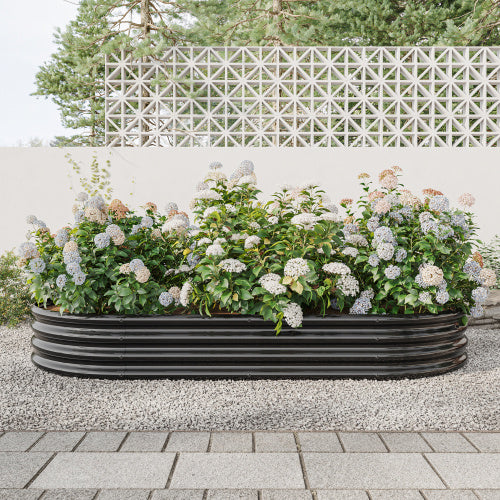 Raised Garden Bed Outdoor, Oval