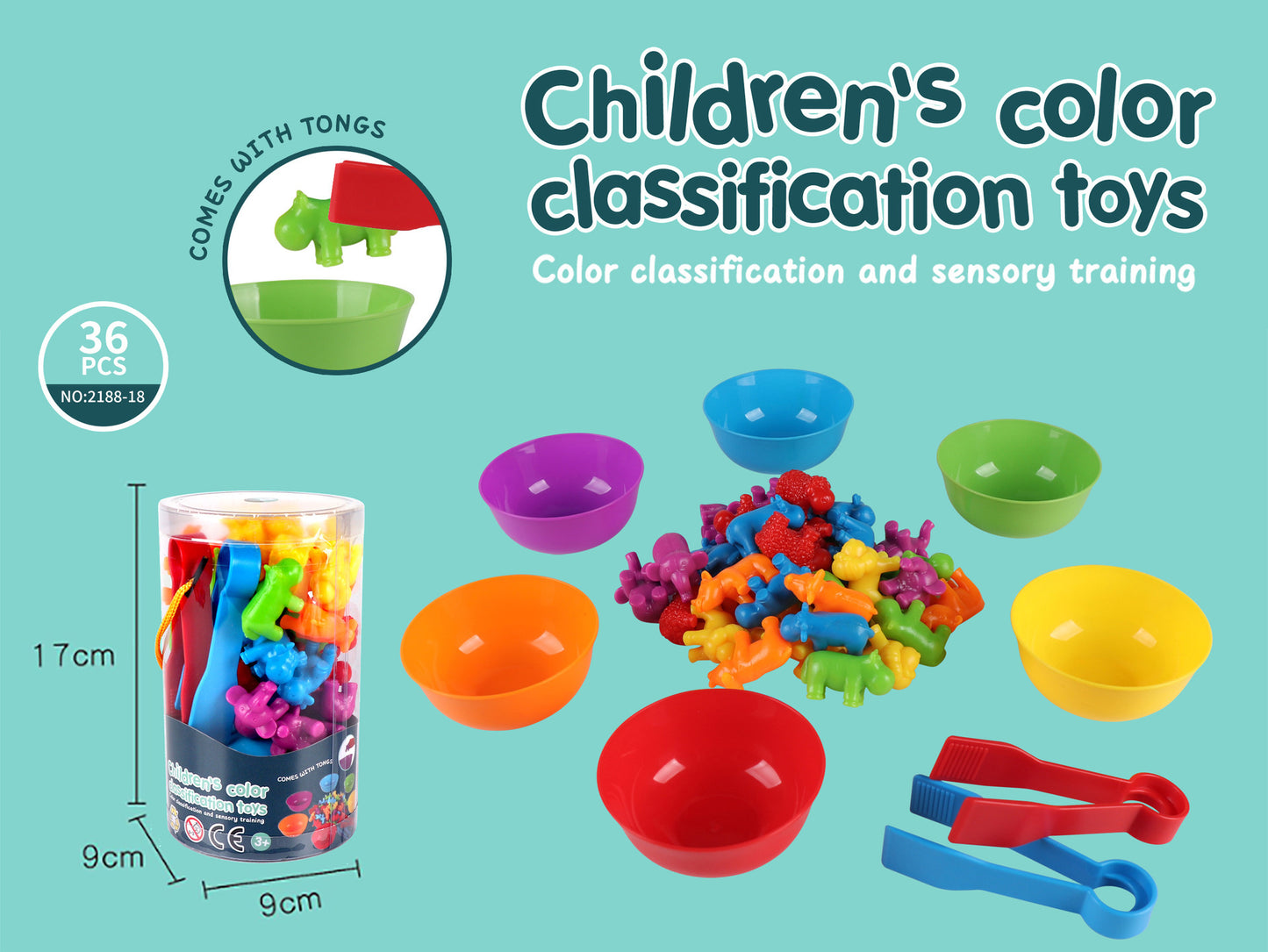 Rainbow Counting Math Kit
