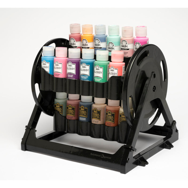PLAID ROTATIONAL PAINT ORGANIZER FOR 24PC