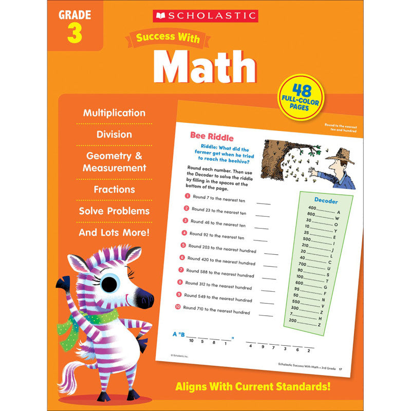 SUCCESS WITH MATH GR 3 BOOK