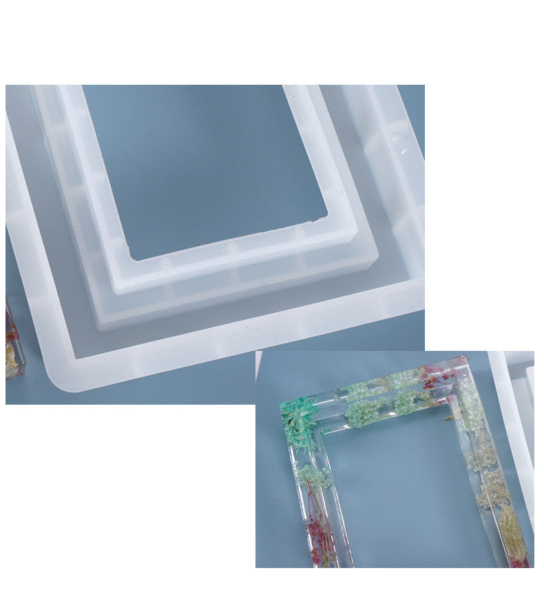 Crystal Epoxy Photo Frame Rectangular Silicone Mould