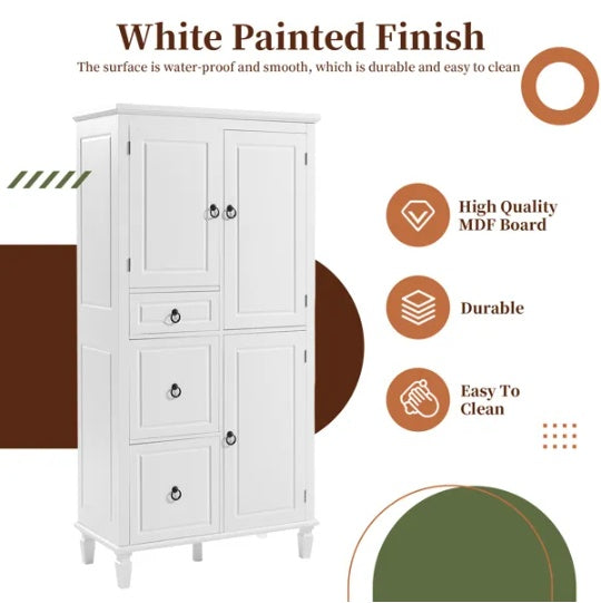 Retro Multi-Functional Storage Cabinet