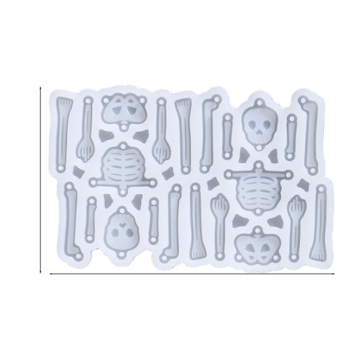Creative Diy Skull Pendant Epoxy Silicone Mold