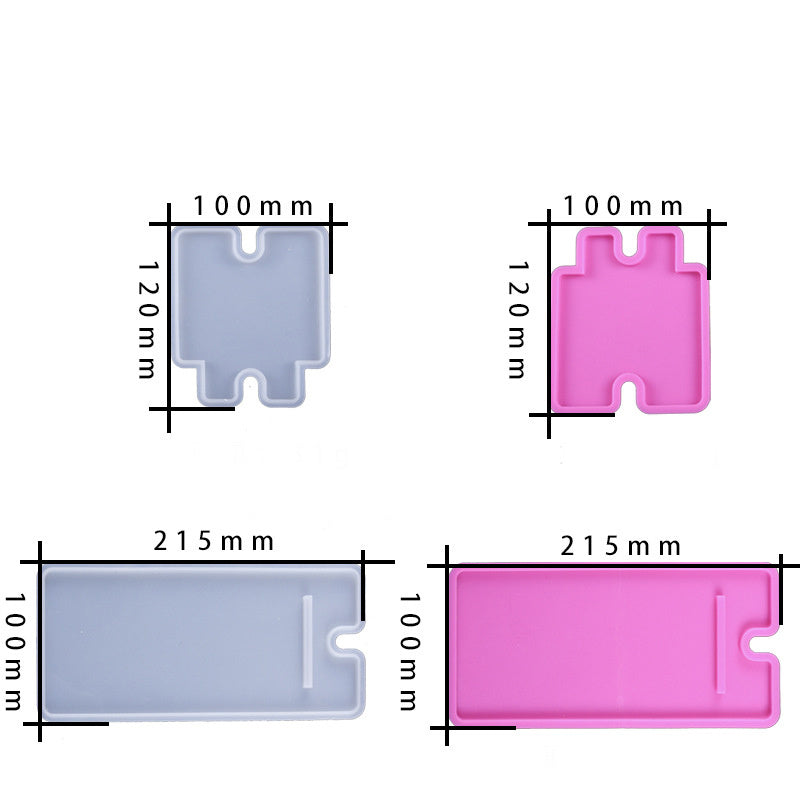 Epoxy Mold Type 2 Mobile Phone Holder Silicone Mold Mirror Surface