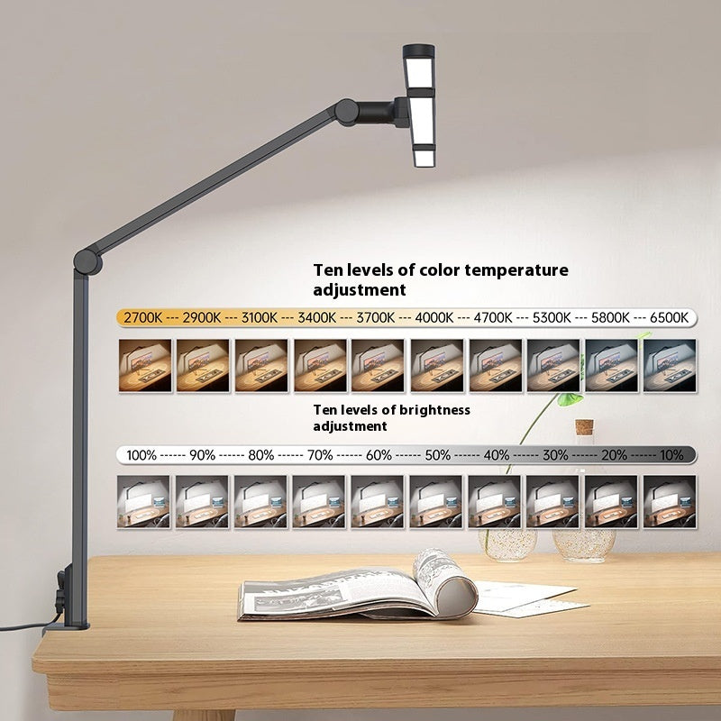 Desk Lamp Folding With Clamp