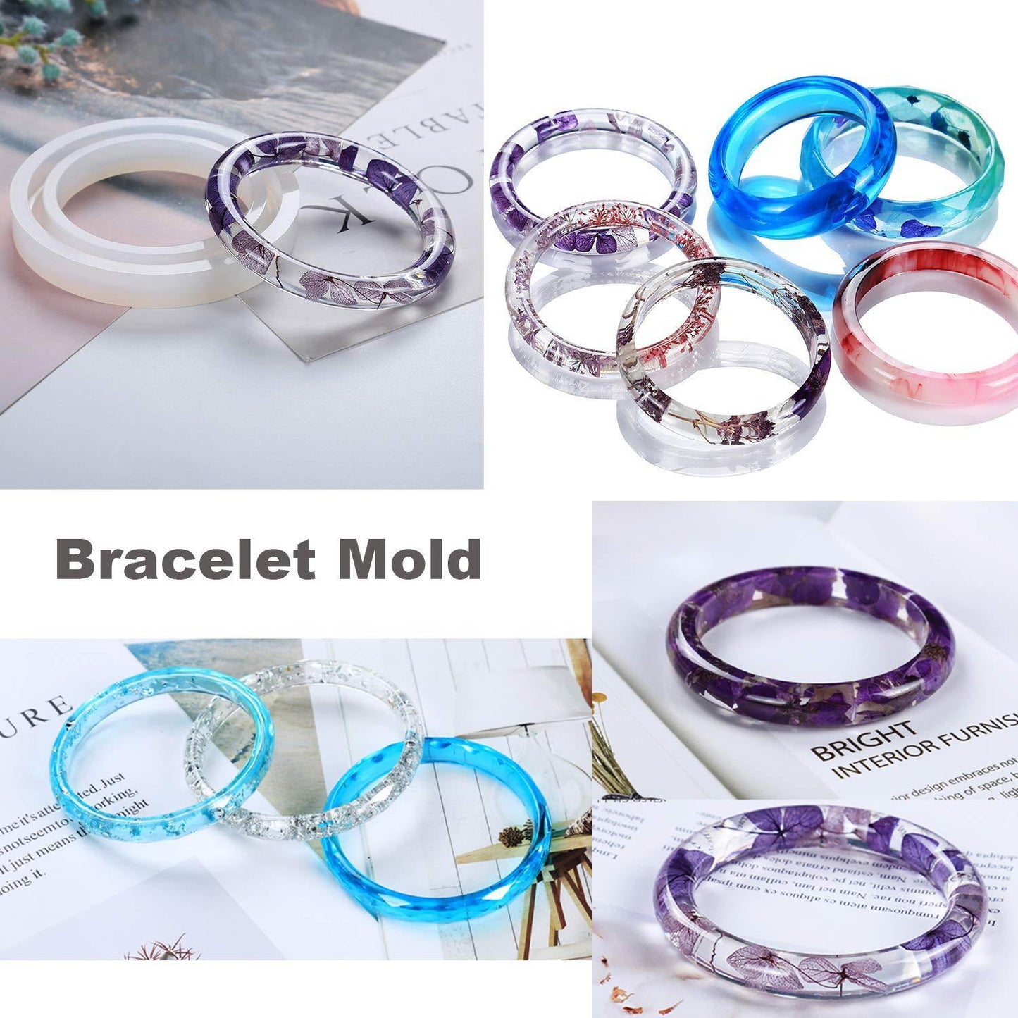 DIY Pendant Rubber Epoxy Mould Set