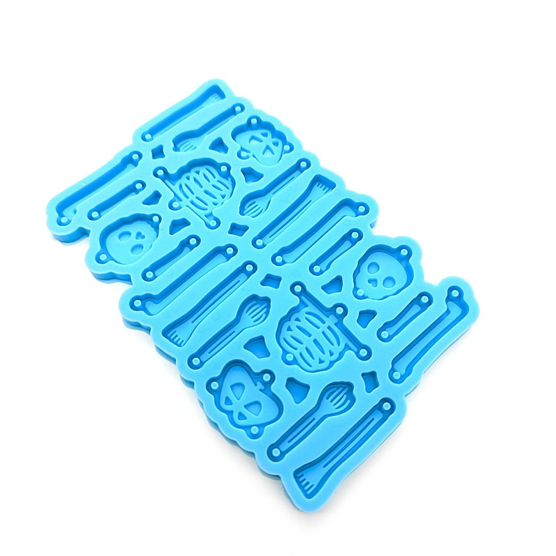 Creative Diy Skull Pendant Epoxy Silicone Mold